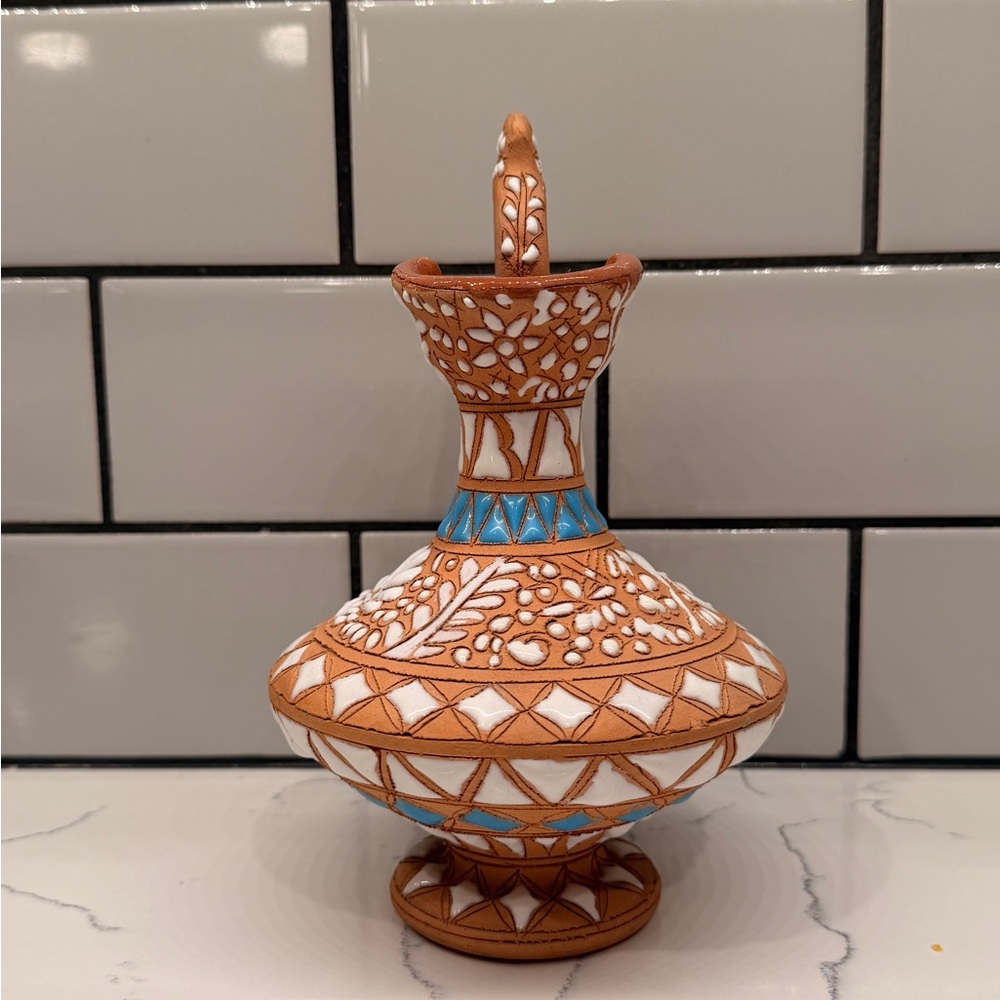 Apollon Keramik Rodas Vintage Greek Clay Vase - Picture 2 of 7
